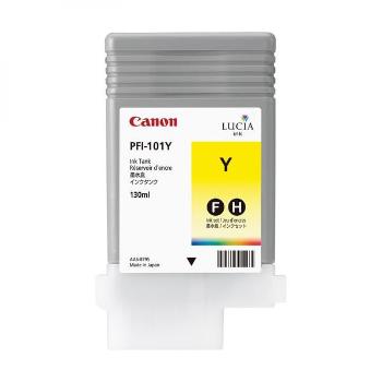CANON PFI-101 Y - originálna cartridge, žltá, 130ml