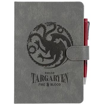 House of the Dragon – Targaryen – zápisník s perom (8435497272876)