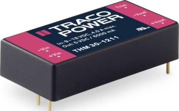 TracoPower THM 30-1211 DC / DC menič napätia, DPS   6000 mA 30 W Počet výstupov: 1 x