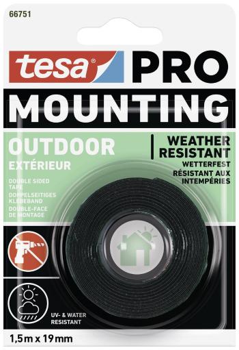 tesa Mounting PRO Outdoor 66751-00000-00 montážna páska  priehľadná (d x š) 1.5 m x 19 mm 1 ks