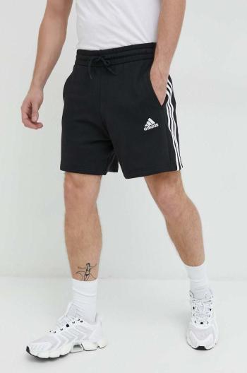 Bavlnené šortky adidas pánske, čierna farba