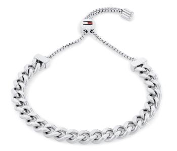 Tommy Hilfiger Slušivý oceľový náramok Sliding Chains 2780775