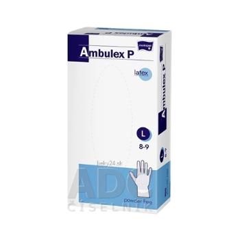 Ambulex P rukavice LATEX, potiahnuté polymérom