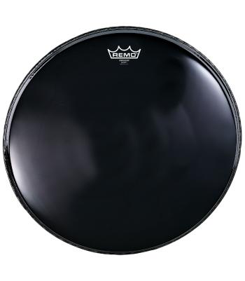 Remo 18'' Ambassador Black Suede Bass drum