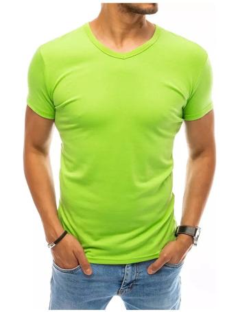 Zelené pánske tričko s výstrihom do v vel. M