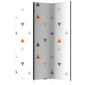 Paraván Triangles Rain Dekorhome 135x172 cm (3-dielny)