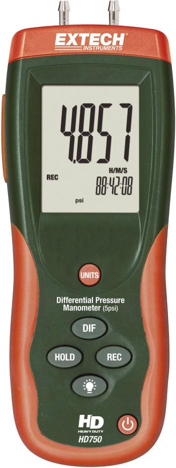 Extech HD750 merač tlaku  atmosférický tlak 0 - 0.3447 bar