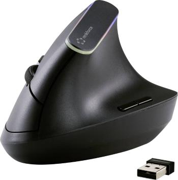 Renkforce RF-FMV-ME-0001 #####Kabellose Maus bezdrôtový optická čierna 6 null 1600 dpi USB konektor