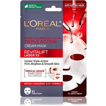 LORÉAL PARIS Revitalift Laser X3 Pleťová maska proti starnutiu s trojitým účinkom 28 g (3600524050931)