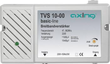 Axing TVS 10 širokopásmový anténny zosilňovač BK, DVB-T 22 dB