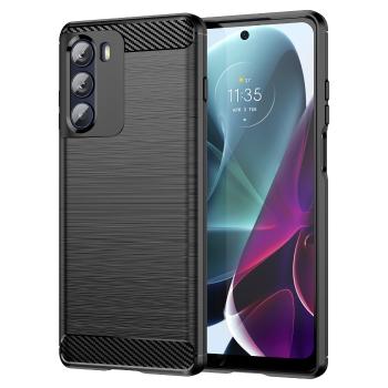 IZMAEL Motorola Moto G200 5G Puzdro Carbon Bush TPU  KP24450 čierna