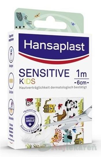 Hansaplast SENSITIVE KIDS Zvieratká, Náplasti pre citlivú pokožku 1mx6cm, 1ks