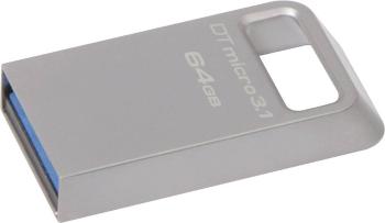 Kingston DataTraveler Micro 3.1 USB flash disk 64 GB strieborná DTMC3/64GB USB 3.2 Gen 1 (USB 3.0)