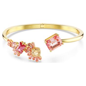 Swarovski Pevný otvorený náramok s kryštálmi Gema Sakura 568848 16 cm