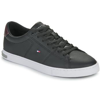 Tommy Hilfiger  ESSENTIAL LEATHER DETAIL VULC  Nízke tenisky Čierna