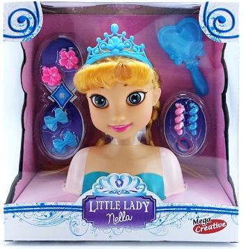 Hlava na česanie Frozen Little Lady Nella 17cm