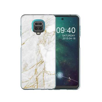 MY ART Ochranný kryt Xiaomi Redmi Note 9S / Note 9 Pro WHITE STONE (011)