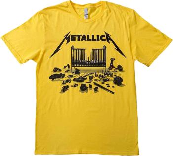 Metallica Tričko 72 Seasons Simplified Cover Yellow M