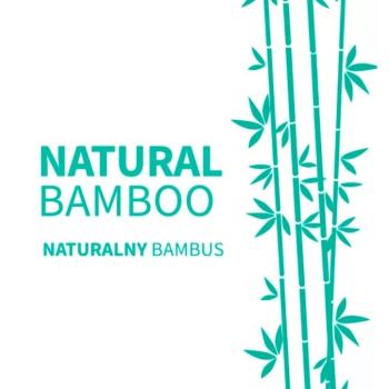 BABYONO Osuška s kapucňou Bamboo 85x85 cm modrá