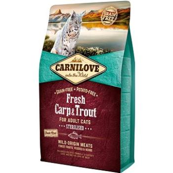 Carnilove fresh carp & trout sterilised for adult cats 2 kg (8595602527441)