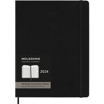 Moleskine 2024 XL PRO vertikálny, tvrdé dosky, čierny (DHB12PRO4Y24)