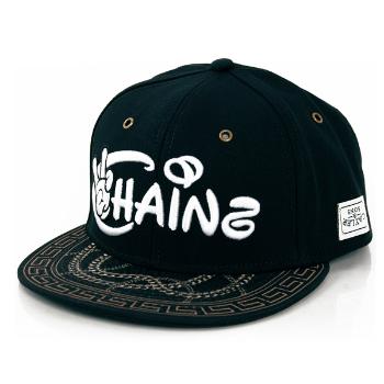 Cayler & Sons Chainz Black White Gold Snapback - UNI