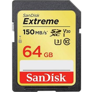 SanDisk SDXC 64GB Extreme UHS-I (V30) U3 (SDSDXV6-064G-GNCIN)