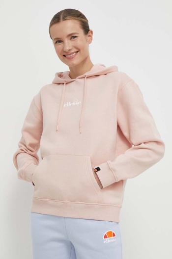 Mikina Ellesse Jazana OH Hoody dámska, ružová farba, s kapucňou, s potlačou, SGP16460