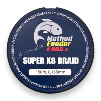 Method feeder fans splietaná šnúra super x8 feeder 150 m 0,165 mm 13,9 kg