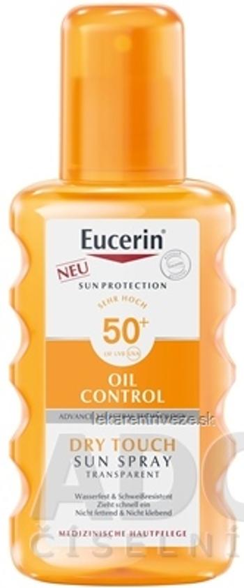 Eucerin SUN OIL CONTROL DRY TOUCH SPF 50+ sprej-rozprašovač, transparentný na opaľovanie (inov.22) 1x200 ml