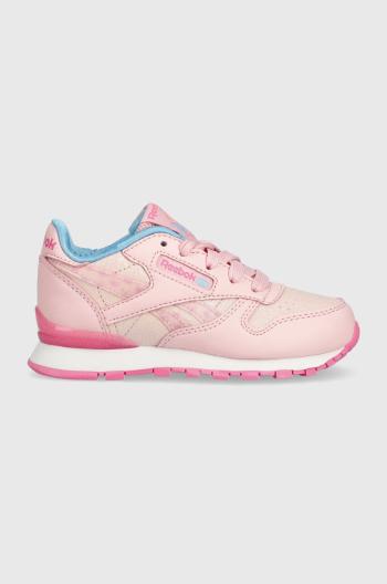 Detské tenisky Reebok Classic CLASSIC LEATHER STE ružová farba