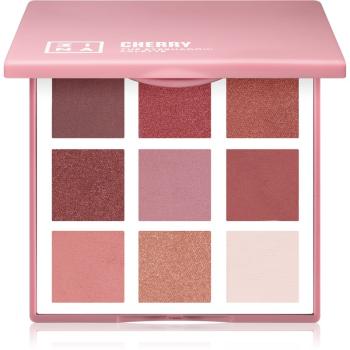 3INA The Color Palette paletka očných tieňov odtieň Cherry 9 g