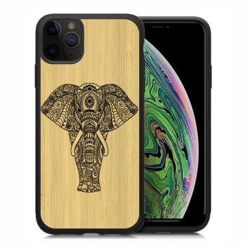 BAMBOO Drevený kryt Apple iPhone 11 Pro ELEPHANT (086)