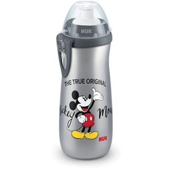 NUK fľaša Sports Cup, 450 ml – Mickey, sivá (BABY0031a)