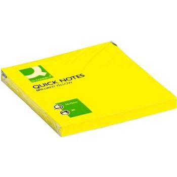 Q-CONNECT 76 × 76 mm, 75 lístkov, žltý (KF10514)