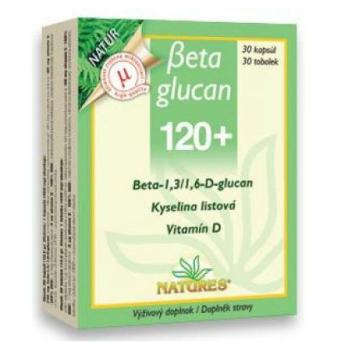 NATURES Beta glucan 120 + 30 kapsúl