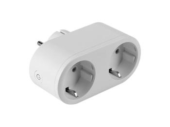 Smart dvojitá zásuvka MOES Power Monitor Socket WiFi Tuya