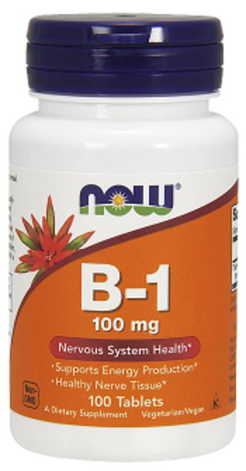 Now Foods Vitamín B1 100mg 100 tabliet