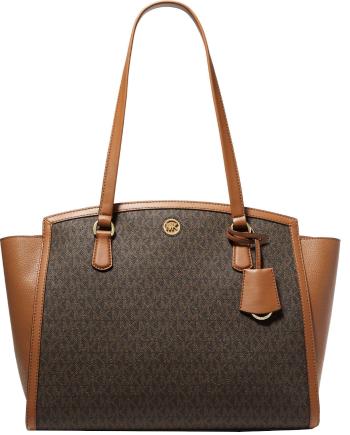 Michael Kors Dámska kožená kabelka 30F2G7CT3B Brown Acorn