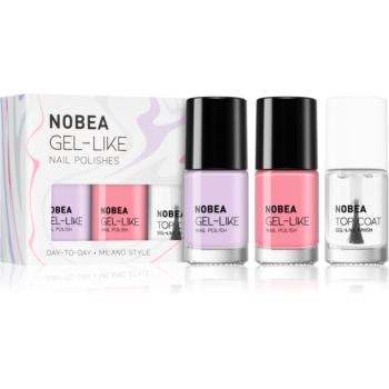 NOBEA Day-to-Day Milano Style sada lakov na nechty 3x6 ml