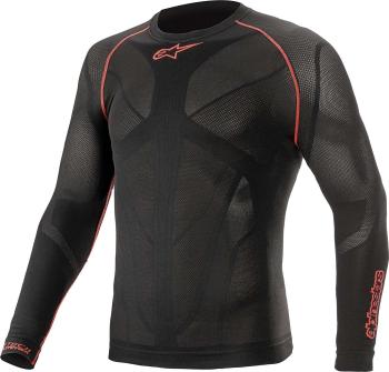 Alpinestars Ride Tech V2 Top Long Sleeve Summer Black Red XL/2XL Funkčné prádlo na motorku