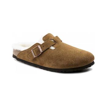 Birkenstock  Boston shearling leve  Sandále Hnedá