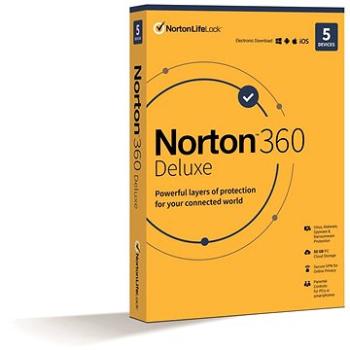 Norton 360 Deluxe 50 GB, VPN, 1 používateľ, 5 zariadení, 24 mesiacov (elektronická licencia) (21435535) + ZDARMA Inštalácia na diaľku Alza služby - online instalace