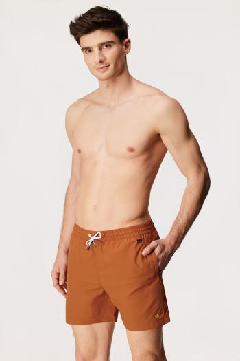 Oranžové plavecké šortky David 52 Basic