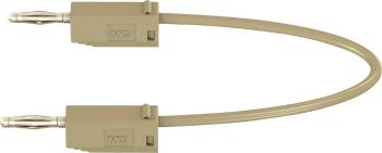 Stäubli LK205 merací kábel [lamelový zástrčka 2 mm  - lamelový zástrčka 2 mm ] 30.00 cm hnedá 1 ks