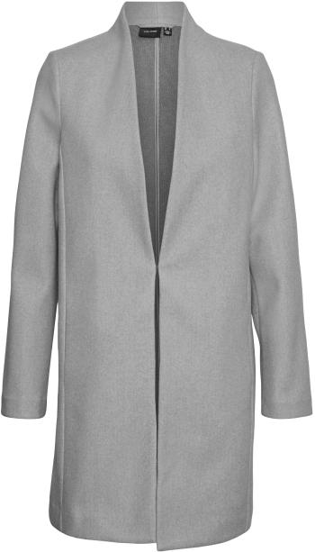 Vero Moda Dámsky kabát VMDAFNE Regular Fit 10300265 Light Grey Melange L