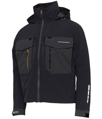 Savage gear bunda sg6 wading jacket black grey - xl