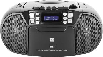 Dual DAB-P 210 CD-rádio DAB+, FM AUX, CD, kazeta   čierna