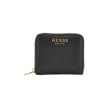 Guess  LAUREL SLG LARGE ZIP  Peňaženky Čierna