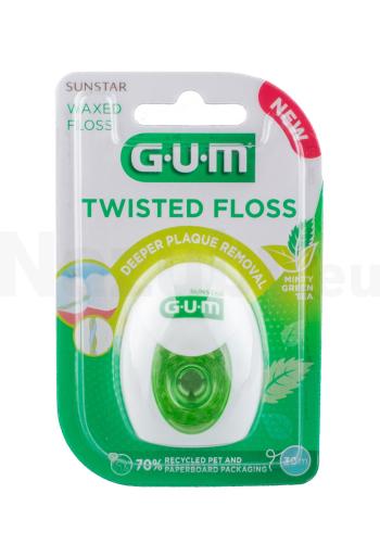 GUM Twisted Floss voskovaná zubná niť 30 m